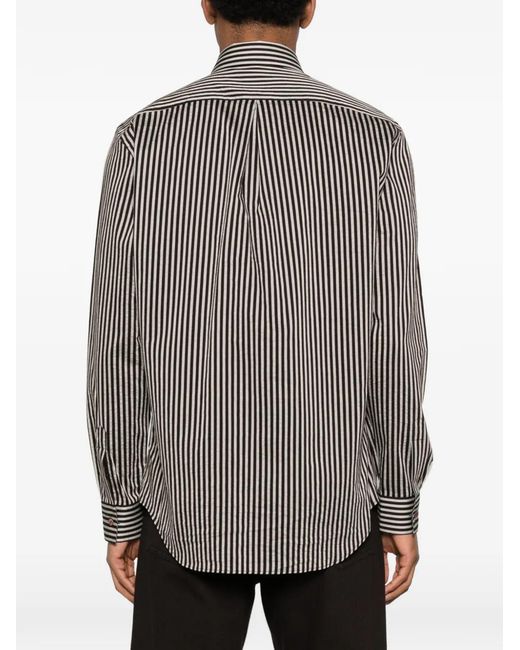 Paul Smith Gray Striped Tailored Shirt for men