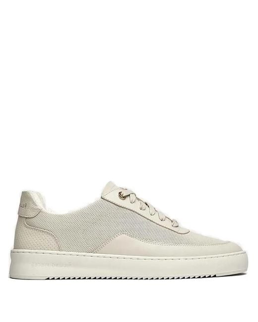 Filling Pieces White Mondo Aten Mesh-Detail Sneakers for men