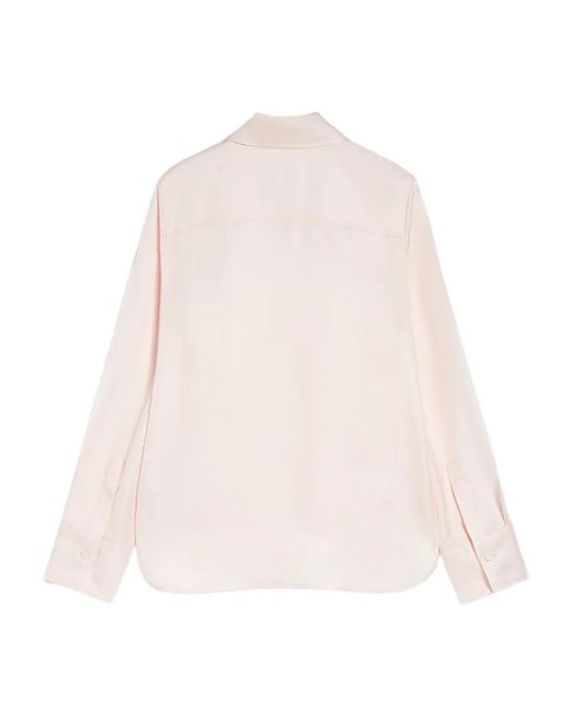 Jil Sander Button-Down Blouse in het Pink