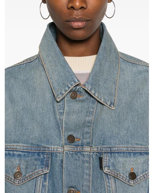 Haikure Blue Washed Denim Jacket