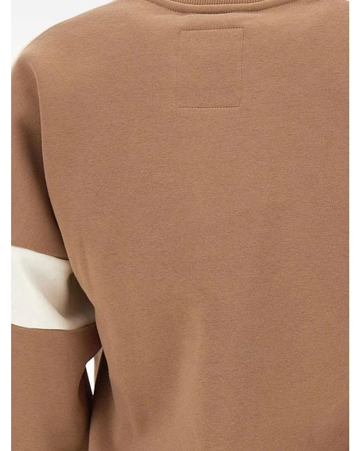 Colmar Brown Heritage Logo-Patch Sweatshirt