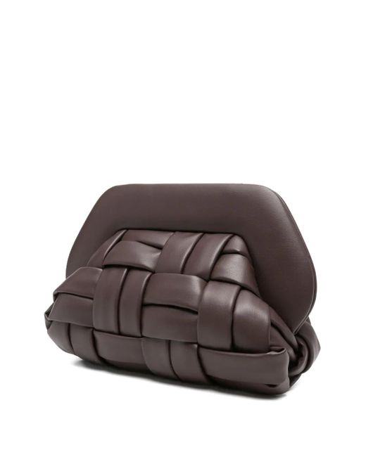 THEMOIRÈ Brown Flap Satchel