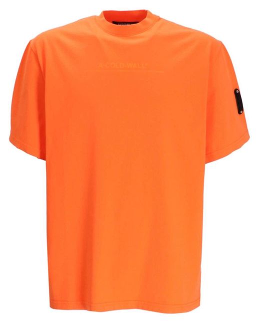 A_COLD_WALL* Orange Discourse Cotton T-shirt for men