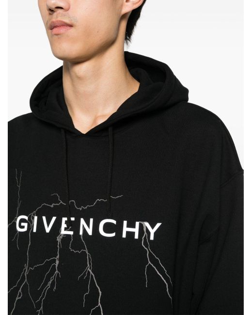 Givenchy Hoodie Met Print in het Black voor heren
