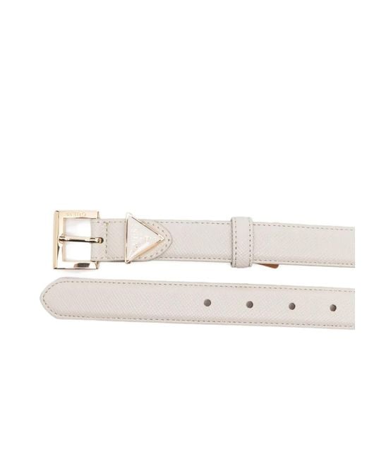 Guess Pink Ceinture À Boucle À Logo Triangulaire