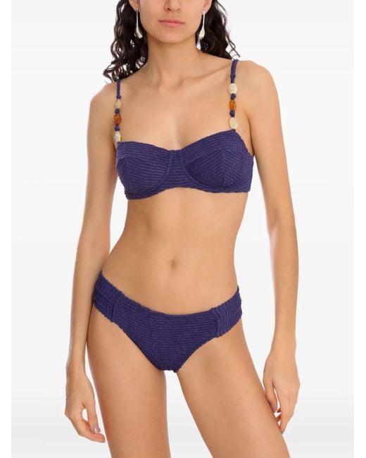 Brigitte Bardot Blue Amira Bikini Set