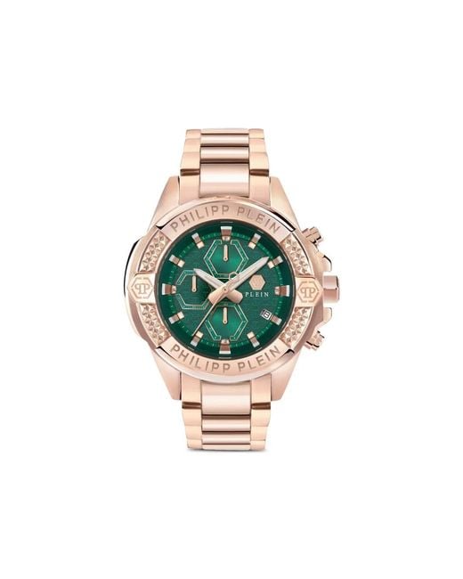 Philipp Plein Metallic The $Kull 44Mm Watch for men