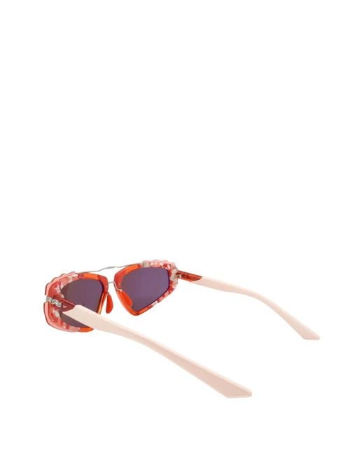 Nike Pink Electric Drip Sunglasses for men