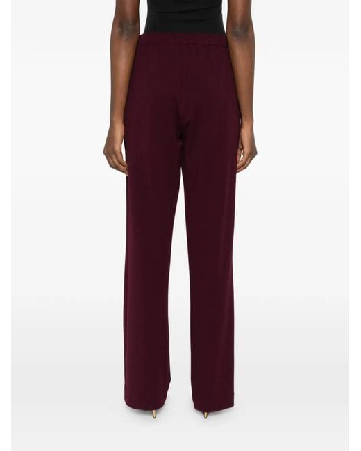 Blanca Vita Purple Side-Pockets Tailored Trousers