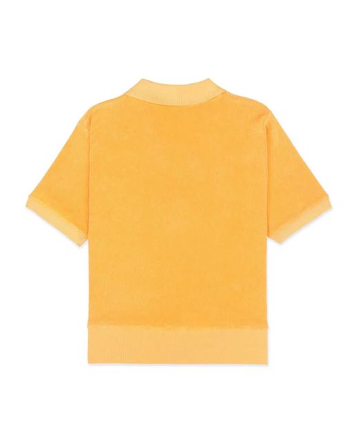 Sporty & Rich Yellow Polo Ny Tennis Club En Effet Éponge