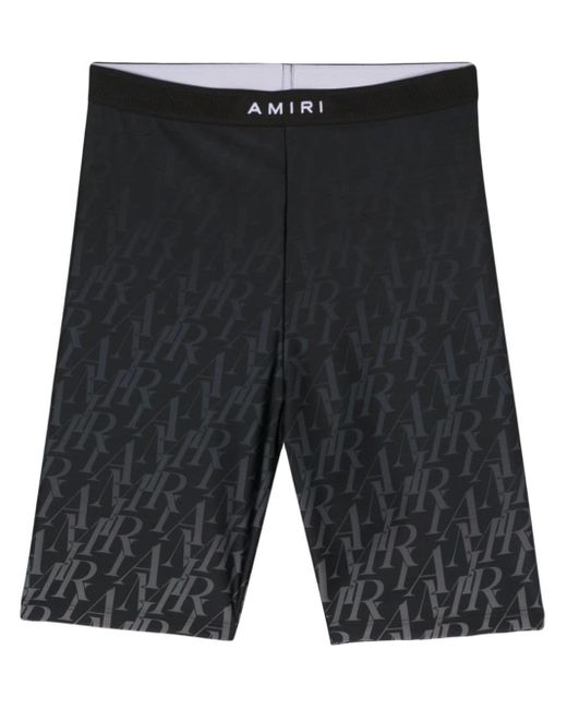 Short de sport à logo imprimé Amiri en coloris Black