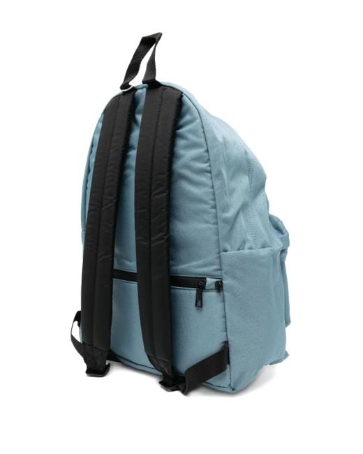 Lacoste Blue Logo-Patch Backpack for men