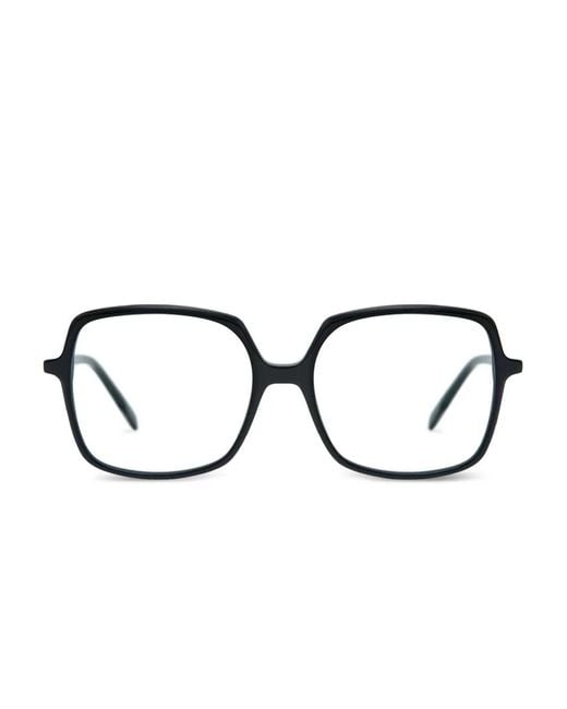 Gigi Studios Black Sylvia Square-Frame Glasses