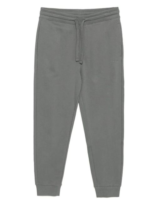 HUGO Gray Logo-Print Track Pant for men