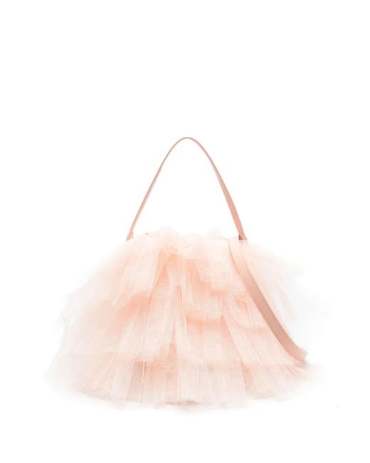Simone Rocha Pink Mini Frilly Tutu Tote Bag