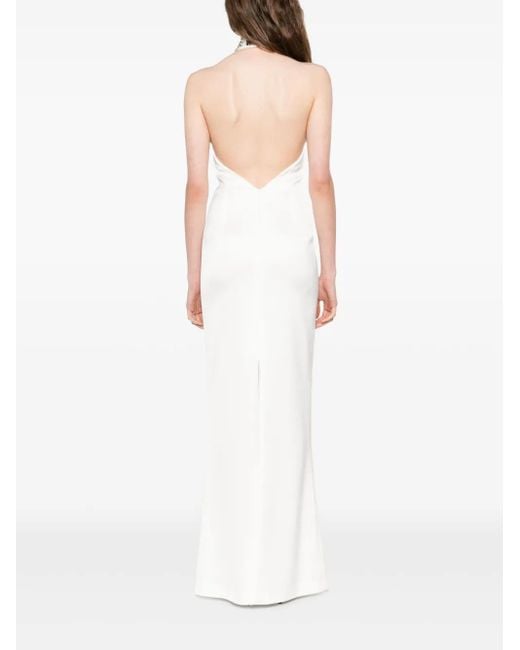 SILK LOVE & LACE Women's White Estela Dress - www.eharrisgallery.com