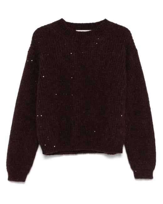 jucca approved スパンコール セーター Black
