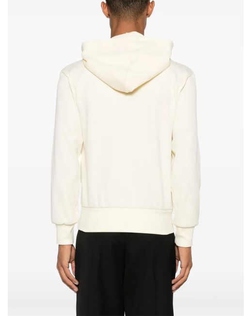 COMME DES GARÇONS PLAY White Heart-Emblem Hoodie
