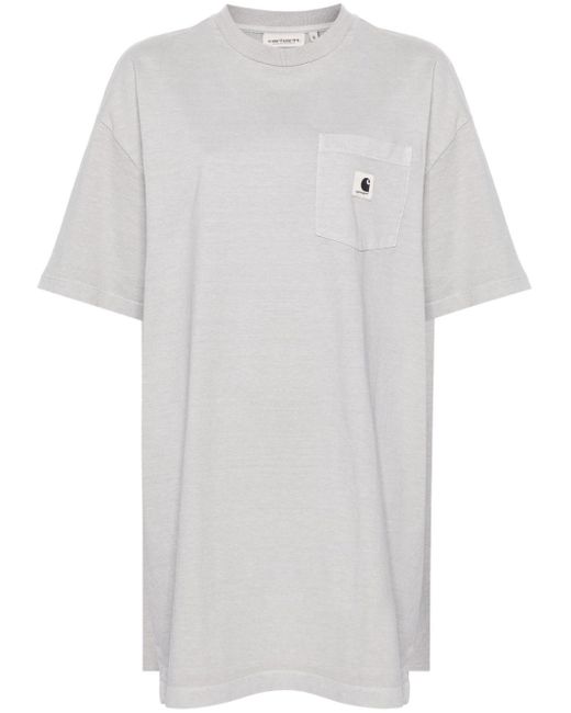 T-shirt Nelson Grand en coton biologique Carhartt en coloris White