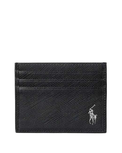 Polo Ralph Lauren Black Logo-Debossed Cardholder for men