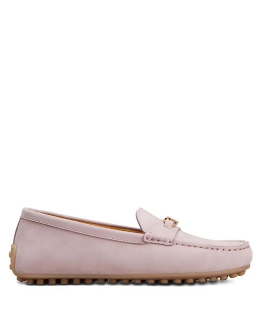 Tod's Pink Oval-T Loafers