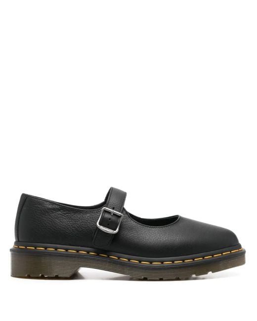 Dr. Martens Black Elphie Viriginia Mary Jane Shoes