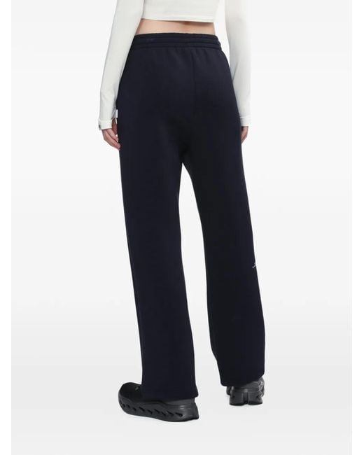 A Bathing Ape Blue Logo Patch Trousers