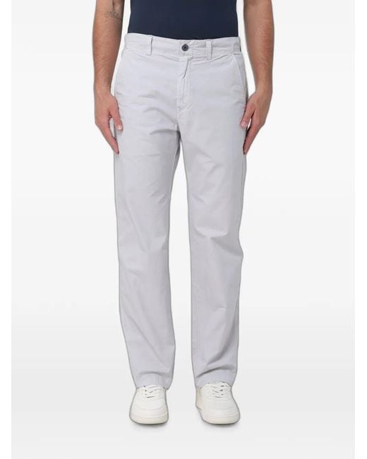 Murphy & Nye Gray Slim-Fit Chino Trousers for men