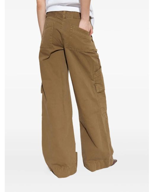 Off-White c/o Virgil Abloh Cargo Pocket Trousers in het Natural