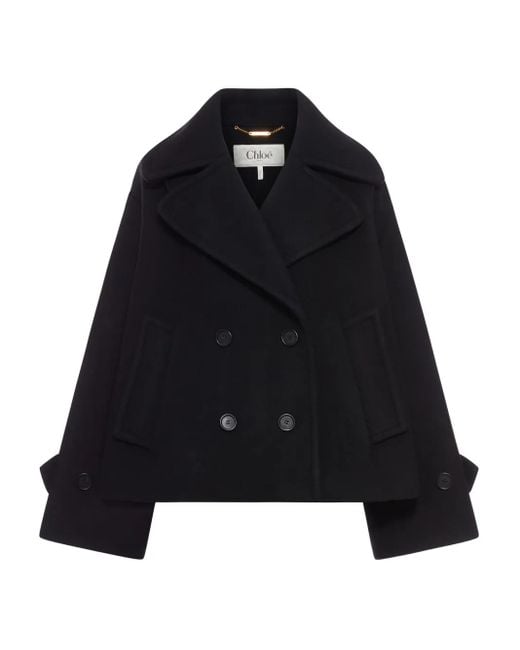 Giacca Doppiopetto di Chloé in Black