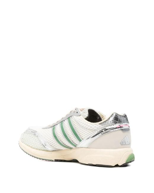 Adidas White Adizero Adios Sneakers for men