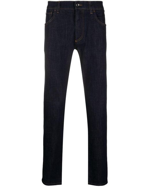 Dolce & Gabbana Blue Slim-fit Jeans for men