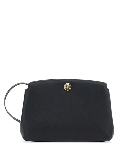 Liffner Black Pushlock Clutch