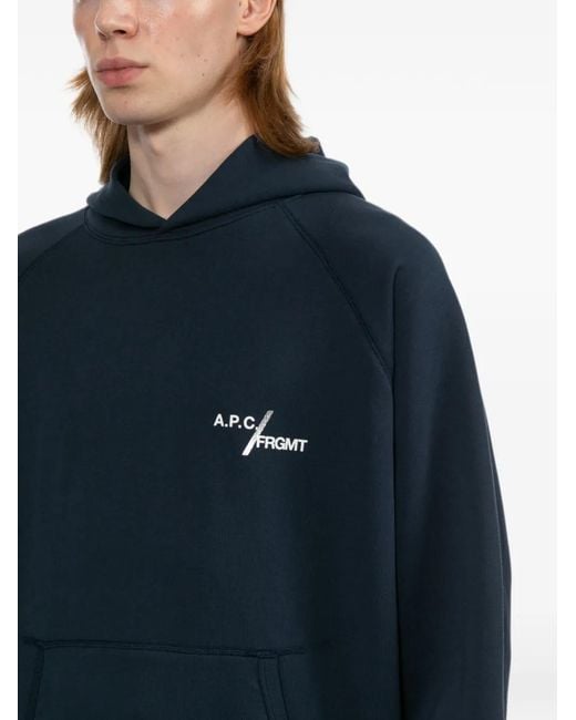 Sudadera Duck Con Capucha A.P.C. de hombre de color Blue
