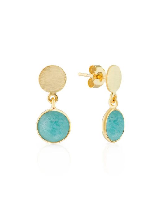 Auree Jewellery Blue Salina Drop Earrings
