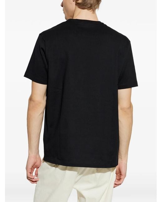 Paul & Shark Black Logo-Detail T-Shirt for men