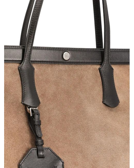 メンズ Dolce & Gabbana Atene スエード トートバッグ Brown