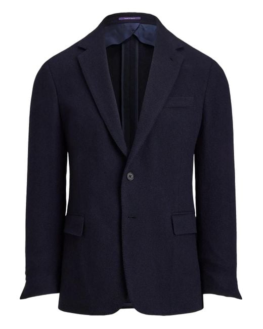 メンズ Ralph Lauren Hadley シングルジャケット Blue
