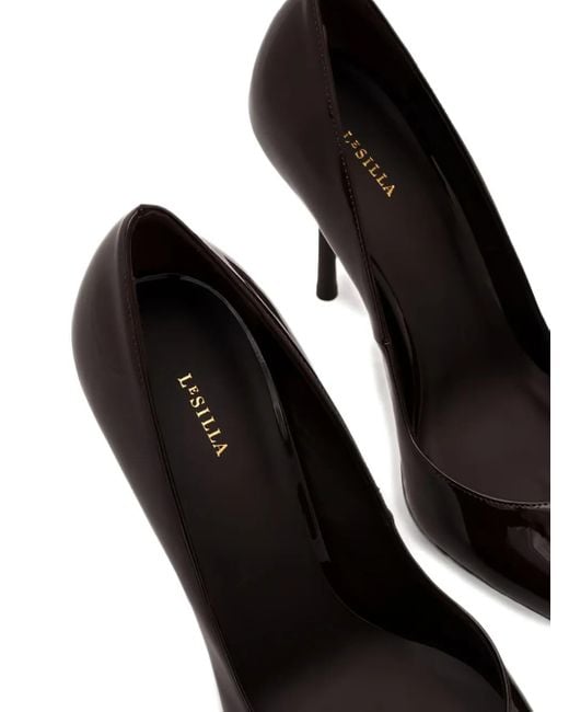 Le Silla Black 105Mm Pointed-Toe Stiletto Pumps