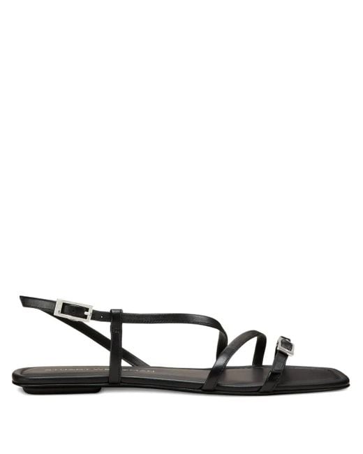Stuart Weitzman Black Georgie Sandals