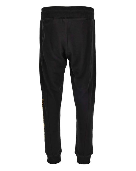 Pantalon De Jogging À Détail De Logo Versace Jeans Couture pour homme en coloris Black