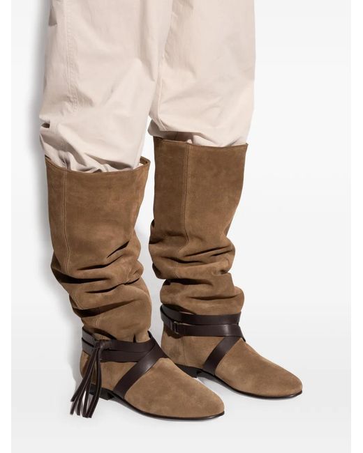 Isabel Marant Brown Silmon Knee-High Boots