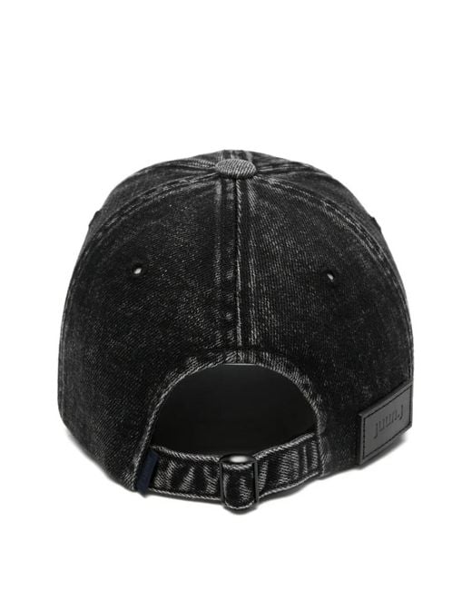 Juun.J Black Logo Cap for men