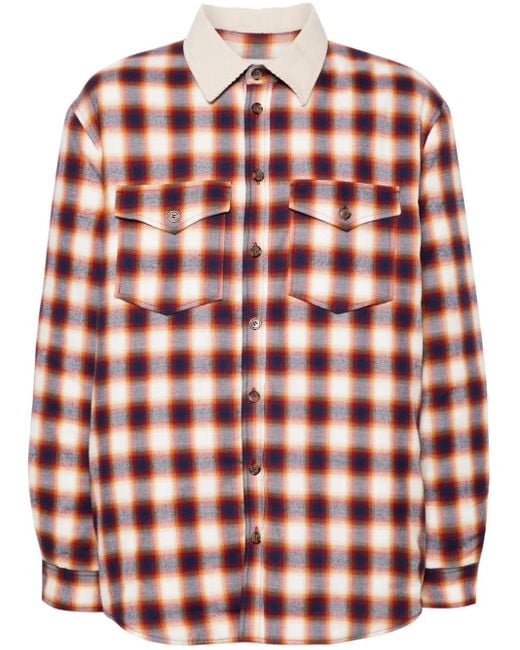 Isabel Marant Red Steeve Shirt Jacket for men