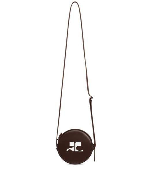 Courreges White Reedition Small Circle Bag