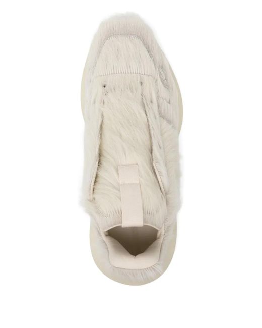 Rick Owens White Geth Runner Trainers for men
