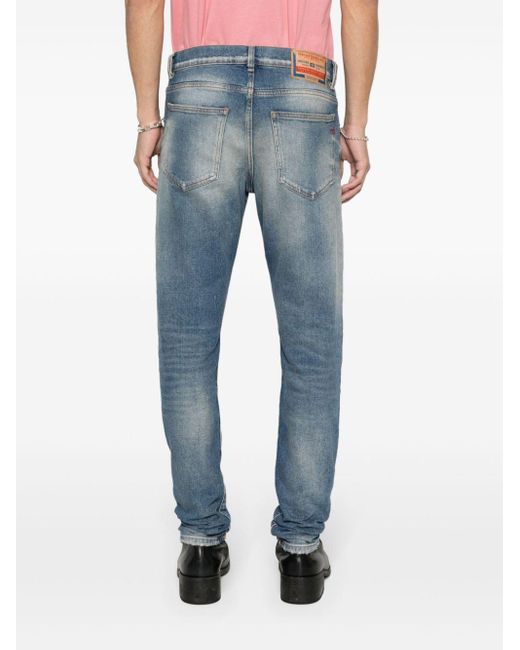 DIESEL Blue 2019 D-strukt Slim Jeans for men