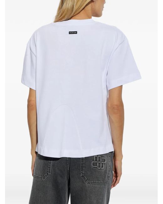Munthe White Vupiter Cotton T-Shirt