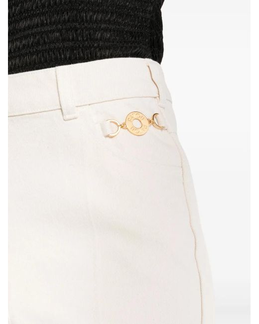 Patou Natural Flared Denim Trousers