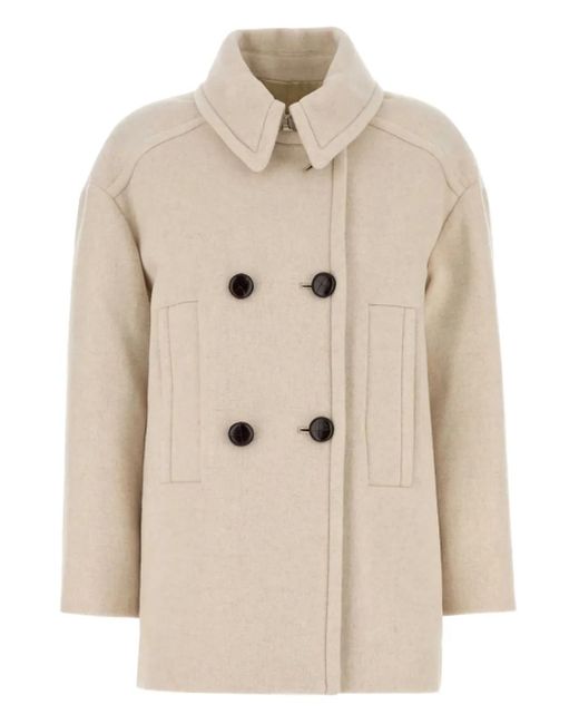 Isabel Marant Natural Fiby Coat